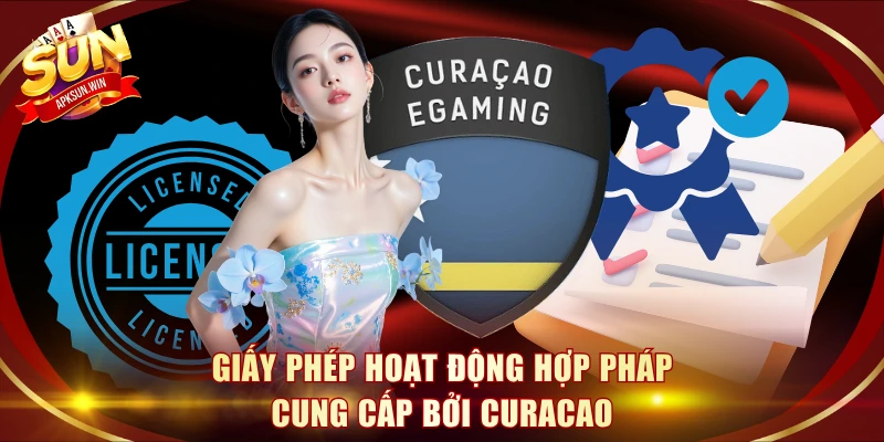 Giấy phép hoạt động hợp pháp cung cấp bởi Curacao