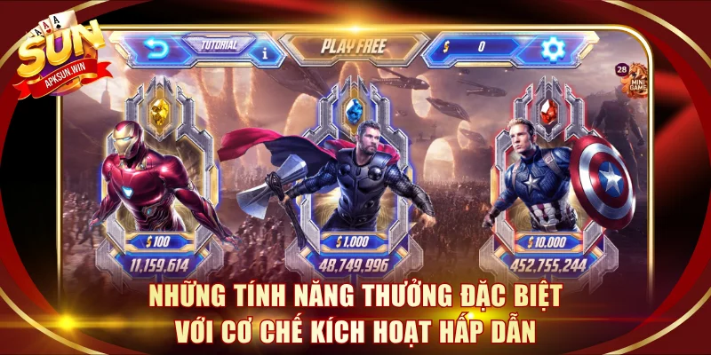 Những tính năng thưởng đặc biệt với cơ chế kích hoạt hấp dẫn